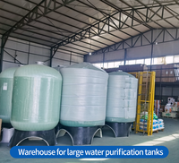 Système de filtration d'eau par osmose inverse industrielle 10000 Lph pour dessalement d'eau de forage, usine de filtration d'eau RO