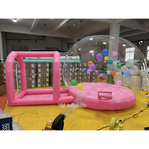 Dôme à bulles gonflable transparent avec tunnel, maison à bulles pour fête, <span class=keywords><strong>tente</strong></span> dôme à bulles, maison à bulles en <span class=keywords><strong>cristal</strong></span>, fosse à balles pour événement - Product Image 3