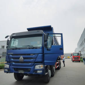 Nuevo camión volquete Howo 12 Wheeler 430HP camión volquete de basura <span class=keywords><strong>usado</strong></span> 4 <span class=keywords><strong>ejes</strong></span> camión volquete de <span class=keywords><strong>tres</strong></span> ruedas - Product Image 6