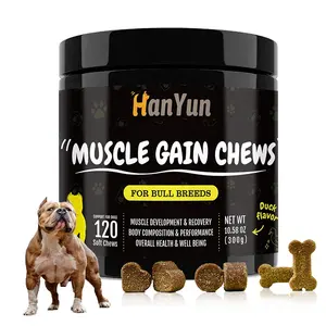 Integratore muscolare per cani con etichetta privata all'ingrosso integratore muscolare per cani <span class=keywords><strong>Bully</strong></span> integratore naturale per l'anca dell'animale domestico e Soft mastica integratori per articolazioni del cane - Product Image 1
