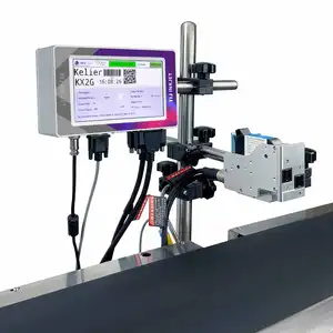 Kelier KX2G Vervaldatum Stempelen Batch Inkjet Codering Machine Voor Productie Lijn