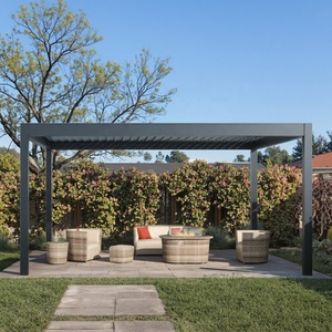 Pérgola de aluminio retráctil con recubrimiento en polvo MOQ pequeño para reemplazo de tienda de eventos Ecológico y a prueba de viento - Product Image 4