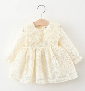 Primavera vestiti da <span class=keywords><strong>neonata</strong></span> per bambina vestito con cuciture a rete per abbigliamento bambina 1 anno compleanno principessa Tutu Dress Dress Dress - Product Image 6