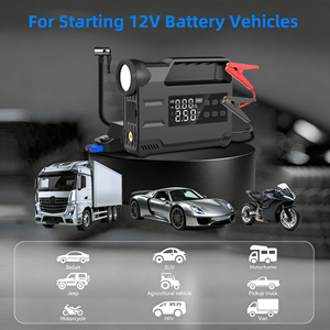 Démarreur de batterie de voiture ODM avec pompe à air 6 en 1 12V 1200A, booster de batterie automobile, kit d'urgence pour camion et moto, écran numérique - Product Image 3
