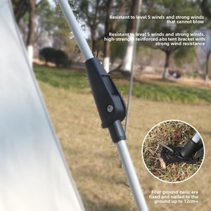 5-8 Person Summer Fiberglass Camping <strong>Tent</strong> Oxford Waterproof Quick Opening 1 Bedroom Glamping <strong>Tent</strong> for Family - Product Image 6