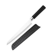 Couteau de chef pour sashimi et saumon, lame en acier 3Cr de 21,5 cm, manche en PP, angle de coupe de 60°, vente en gros