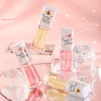 Mini baume à lèvres hydratant et nourrissant à la vitamine C, pailleté et waterproof, pour huile à lèvres repulpante et brillante, changeant de couleur, certifiée biologique, OEM