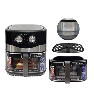 หม้อทอดไร้น้ำมันอเนกประสงค์ราคาประหยัด 1700W ขนาด 8L 9L พร้อมหน้าต่างมองเห็นอาหาร หม้อทอดดิจิตอลอัจฉริยะ - Product Image 1
