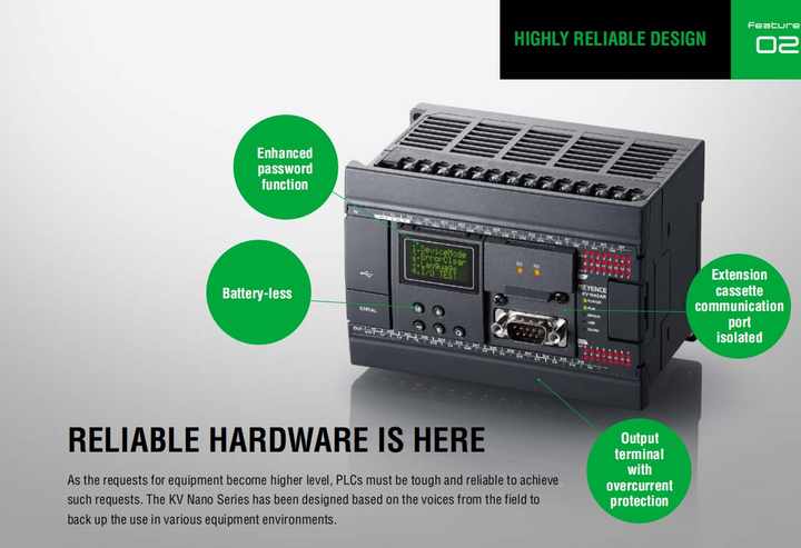 KEYENCE PLC KV-N14ARポイントACベースユニプログラミング 
