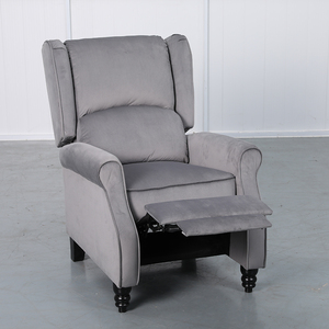 <span class=keywords><strong>Fauteuil</strong></span> inclinable manuel en similicuir, design moderne, avec structure en fer et rembourrage en mousse, pivotant et relaxant – Offre spéciale usine à prix abordable - Product Image 5