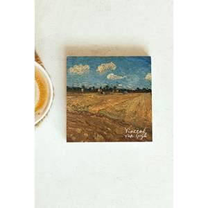 Posavasos de Piedra Individual de la Serie Vincent Van Gogh, Diseño Cuadrado 156, para Regalo Empresarial o Promocional - Product Image 1