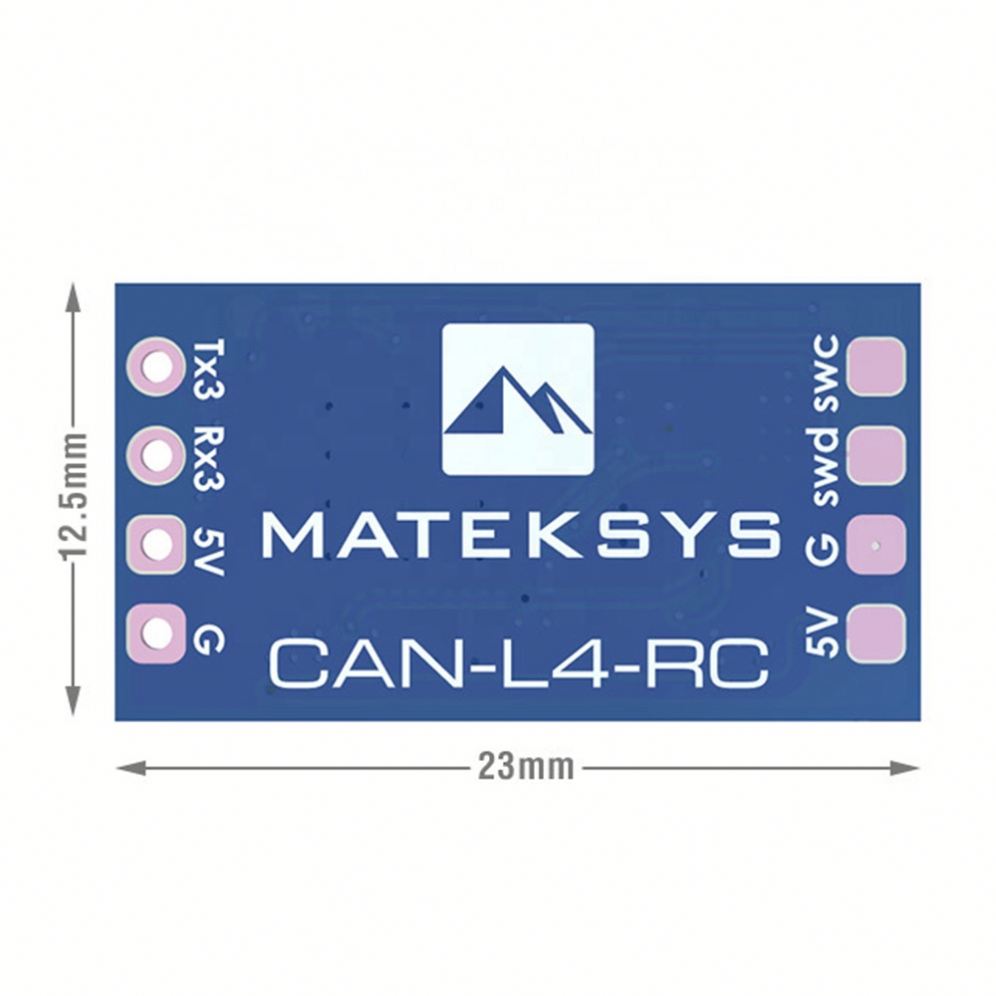CAN-L4-RC периферийный адаптер MATEKSYS превращает последовательный приемник в детали и аксессуары