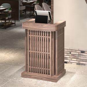 Yicheng Beauty Venta caliente Retro Recepción de escritorio Simple Mini Bar para centro de salud <span class=keywords><strong>Casa</strong></span> de té Mostrador de cajero de moda para la venta - Product Image 1