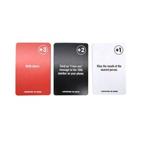 Jeu de cartes à boire pour adultes, personnalisable, à marque privée, pour soirées entre amis et famille, avec thème de relation, jeu de société
