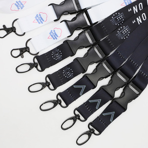 Nhà Máy Tùy Chỉnh Khuyến Mại Nhuộm Thăng Hoa <span class=keywords><strong>Polyester</strong></span> Keychain Dây Buộc Thời Trang Breakaway Cổ Dây Buộc Dây Đeo - Product Image 2