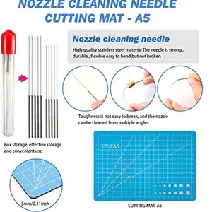 45PCS 3D máy in công cụ <span class=keywords><strong>Kit</strong></span> với deburring công cụ <span class=keywords><strong>machinist</strong></span> công cụ cho nhựa 3D in ấn bao gồm kim tập tin cắt mat - Product Image 6