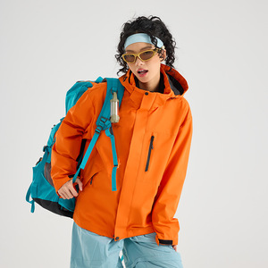 Veste coupe-vent 3-en-1 style Tmall Beto pour femme et homme, ensemble deux pièces ; imperméable, coupe-vent, chaud, à capuche, technique pour l'extérieur - Product Image 4