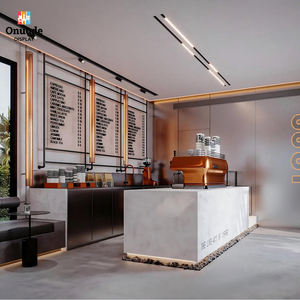 โซลูชั่นร้านกาแฟและชาครบวงจร |   เคาน์เตอร์คาเฟ่และตู้โชว์สินค้าแบบสั่งทำ |   ร้านค้าครบวงจร เฟอร์นิเจอร์และของตกแต่ง - Product Image 1