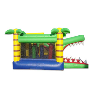 Inflatable Jungle Cá Sấu Theo Chủ Đề Bounce House Trẻ Em Nhảy Bouncer Không Khí Bouncy Castle Combo Slide - Product Image 2