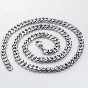 สร้อยคอคิวบาสแตนเลสสตีลกันน้ำคุณภาพสูงสำหรับผู้ชายและผู้หญิง - Product Image 4