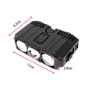 Projecteur de phare LED laser Tri Len E06L 85w, couleur blanche et jaune, éclairage auxiliaire supplémentaire, système d'éclairage 3Mini LED - Product Image 5