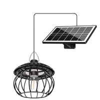 Lampe suspendue solaire à LED à trois couleurs réglables, indice IP65, commande manuelle, garantie 1 an, pour jardin