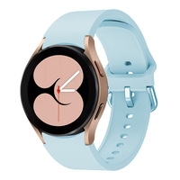 Sport Siliconen Band voor Samsung Watch 6 5 Pro 4 Classic 46mm 42mm Charm Geel Waterdicht Verstelbare Duurzame Horlogeband