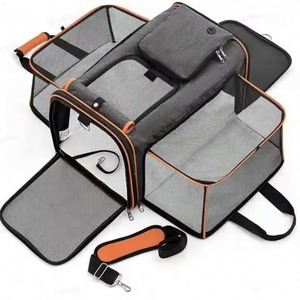 Free Sample Custom Expandable Washable Pet <b>Carrier</b> Airline Approved for Small Medium <b>Cats</b> Portable Pet <b>Backpack</b> <b>Carrier</b> - Product Image 2