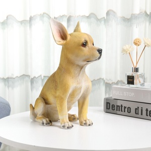 Escultura de Perro de Resina SE7ART, Simulación de <span class=keywords><strong>Doberman</strong></span>, Regalo Empresarial, Arte para Interiores, Sala de Estar/Entrada, Manualidades de <span class=keywords><strong>Pug</strong></span> y Chihuahua - Product Image 4