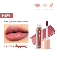Teinte à lèvres longue durée Créez votre propre logo Rouge à lèvres liquide végétalien mat doux 2 en 1 Brillant à lèvres de marque privée