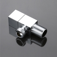 1/2 pouces mural en laiton carré Angle Valve salle de bain arrêt d'eau Kits de douche robinet accessoire disponible diverses couleurs