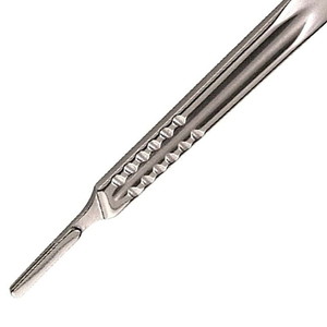 Manche de scalpel chirurgical manuel en acier inoxydable de haute qualité, réutilisable, porte-lame d'instrument médical, certifié CE Classe II - Product Image 5