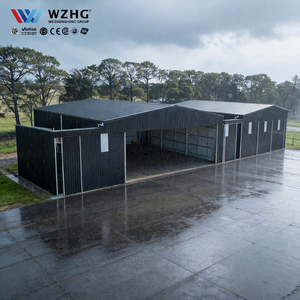 Hangar de Estructura de Acero Ligero con Techo Arqueado para Almacenamiento y Mantenimiento - Product Image 1