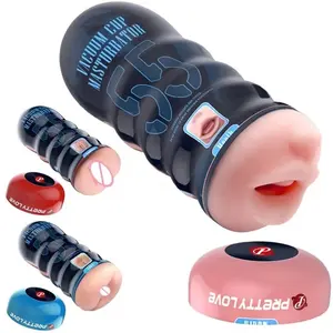 Hot selling Vagina/ Mouth/ Anal Type Sex Cup Male Masturbator Vagina And Oral Sex Vacuum Cup Adult Sex Toy Pocket Pussy For Men