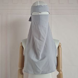 Venta al por Mayor de Niqab Islámico Modesto y Sencillo, Hiyab con Protector Nasal Largo, Burka para Mujer, Velo Facial Musulmán - Product Image 6