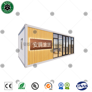 Edificio de oficinas modular expandible con grandes ventanas de piso a techo para recepción comercial y espacio para reuniones de personal. - Product Image 3