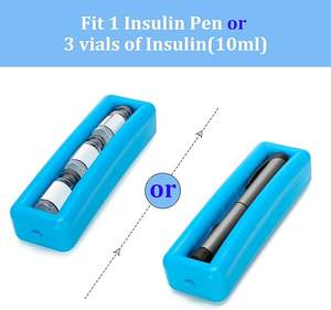 Estuche rígido resistente al agua, monitor <span class=keywords><strong>de</strong></span> presión arterial para medicina personalizada, <span class=keywords><strong>medidor</strong></span> <span class=keywords><strong>de</strong></span> glucosa, bolsa enfriadora, <span class=keywords><strong>medidor</strong></span> <span class=keywords><strong>de</strong></span> glucosa, bolígrafo <span class=keywords><strong>de</strong></span> <span class=keywords><strong>insulina</strong></span>, estuche <span class=keywords><strong>de</strong></span> almacenamiento - Product Image 4