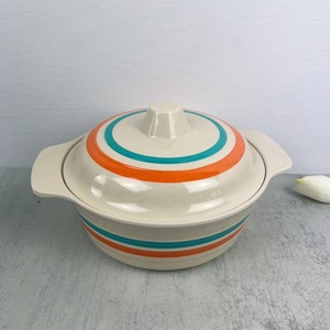 Unbreakable all'ingrosso personalizzato melamina ciotola di riso rotonda con coperchi set uso quotidiano per uso alimentare - Product Image 2