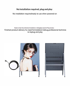 LED Display P2.5 Outdoor Floor Stand Advertising <b>Board</b> <b>Light</b> Blue 1500cd 6500K sRGB 95% 178° Viewing Angle - Product Image 3