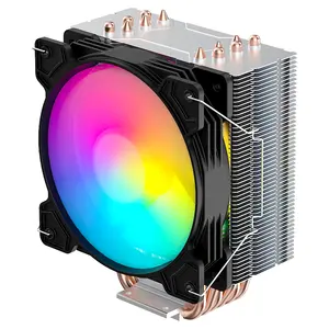 High Performance Colorful CPU 12v Fan 120mm Cooling Computer Air Cooler Fan RGB Cooling Fan Heatsink Heat Dissipation For INTEL