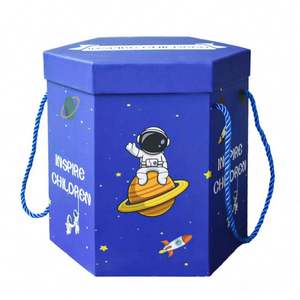 Hexagonal Gift Box 114-Piece Exquisite Painting <b>Kit</b> with Watercolor & <b>Acrylic</b> Art Markers Brush Set - Product Image 6