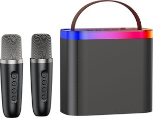 <span class=keywords><strong>Bluetooth</strong></span> senza fili AUX/TF Boombox con microfono Audio RGB altoparlanti per esterni Family Song KTV BT <span class=keywords><strong>Karaoke</strong></span> Speaker <span class=keywords><strong>Mic</strong></span> - Product Image 2