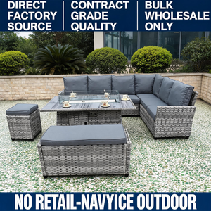 Professional Manufacturer: Commercial Grade Modular <b>Outdoor</b> Rattan Set for Hotel and Resort Projects - OEM/ODM Support - Product Image 2