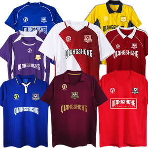 قمصان كرة قدم عالية الجودة لعام 2025 # قميص كرة قدم للملاعب مع طباعة الاسم والرقم، زي رياضي للعب في الملعب (المنزل/الخارج) - Product Image 1