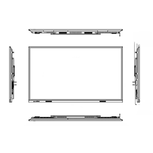 Señalización digital táctil infrarroja grande para tiendas minoristas y centros educativos <span class=keywords><strong>Cartelera</strong></span> de alta visibilidad de alto impacto - Product Image 6