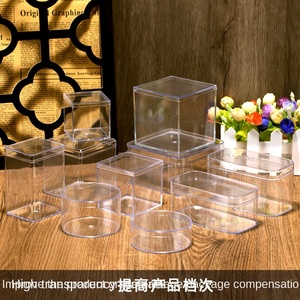 Vuông hộp nhựa trong suốt để nướng bánh mousse Hi hộp kẹo cho thạch và Cookie Bán buôn bao bì thực phẩm - Product Image 4