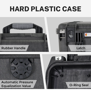 กล่องพลาสติกกันกระแทก RPC1617กันน้ำ OBM ODM DRX IP67ระดับมืออาชีพทำจากโรงงาน - Product Image 4