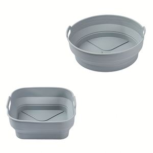 New Arrival air Fryer Folding <b>Silicone</b> <b>Baking</b> Tray Wholesale Easy to Clean Inner Pad Anti-oil <b>Mat</b> Heat Resistant Tray - Product Image 4