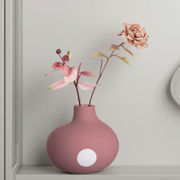 Vases à fleurs en porcelaine de style Art Déco, créatifs, pour la maison et l'hôtellerie, hydroponiques, petits, pour table, vente en gros, DIY