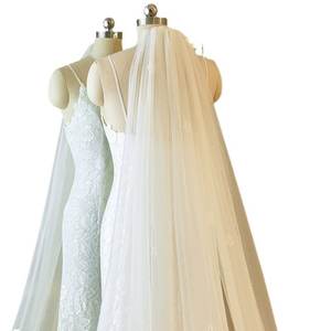 <span class=keywords><strong>2026</strong></span> अफ्रीकी शादी घूंघट 3 मीटर कैथेड्रल लंबाई सुरुचिपूर्ण फीता एपिक ब्राइडल घूंघट के साथ कंघी सफेद हाथी - Product Image 5